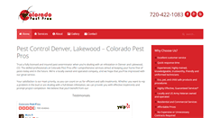 Desktop Screenshot of pestcontrollakewood.com